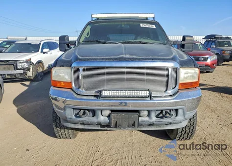 2001 Ford Excursion Limited from USA, damaged, VIN 1FMNU42S41EB01039